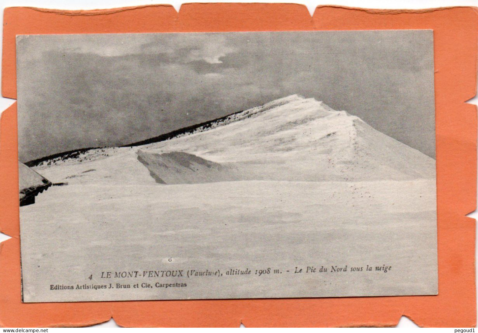 LE MONT VENTOUX Sous La Neige  (VAUCLUSE)  Achat Immédiat - Andere & Zonder Classificatie