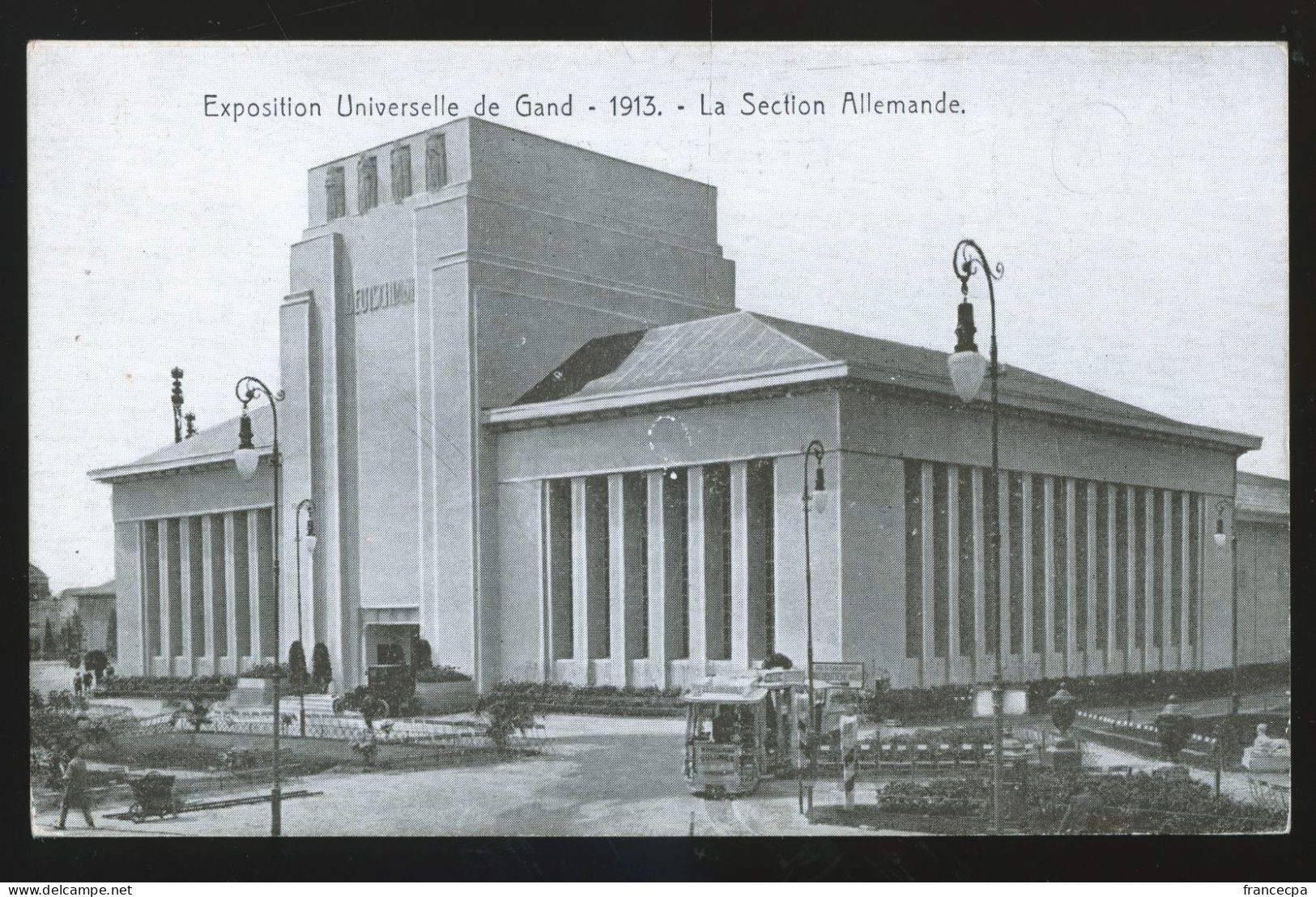 1031 - BELGIQUE - EXPOSITION UNIVERSELLE DE GAND 1913 -  La Section Allemande - Gent