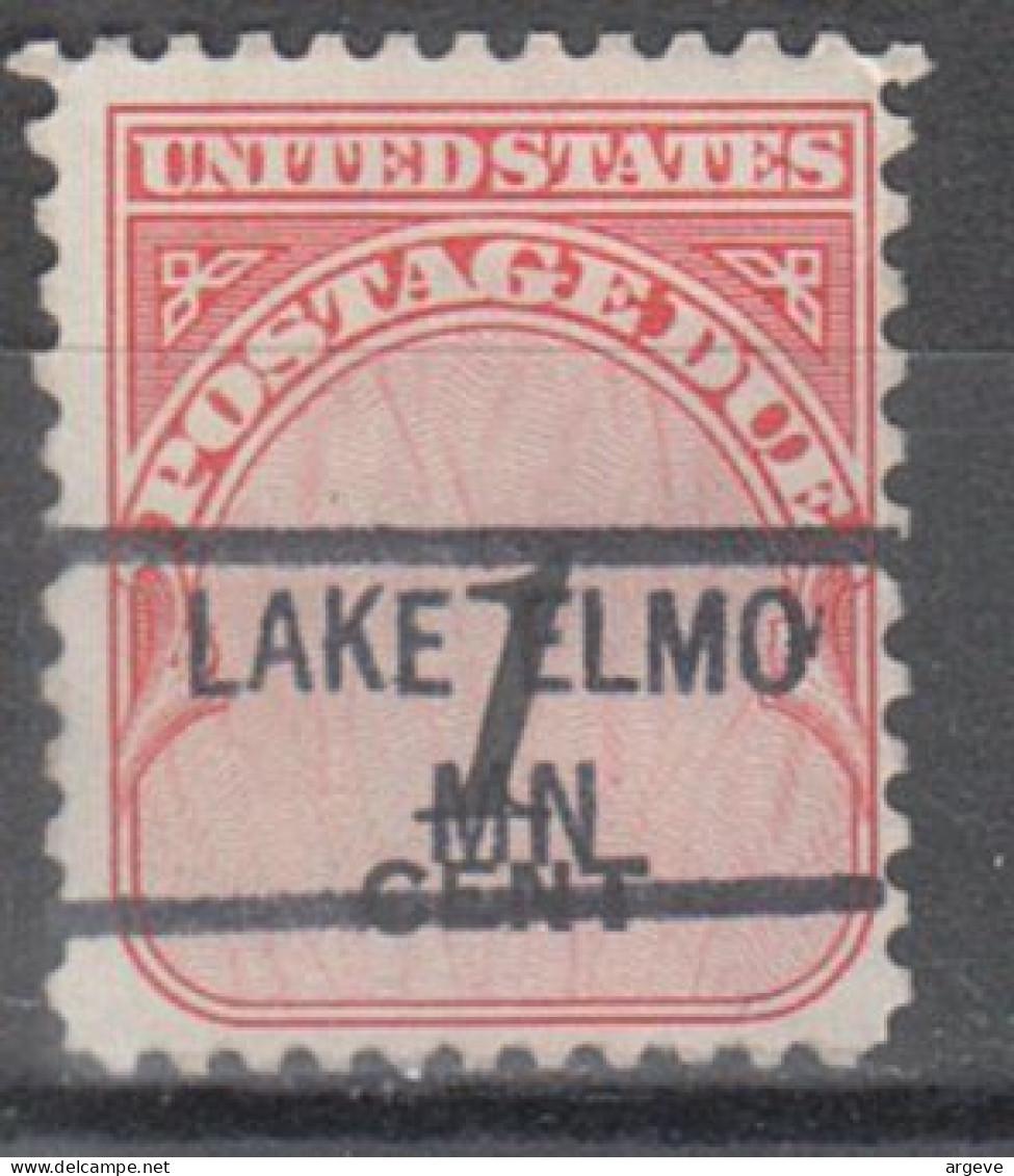 USA Precancel Vorausentwertungen Preo Locals Minnesota, Lake Elmo 841 - Préoblitérés