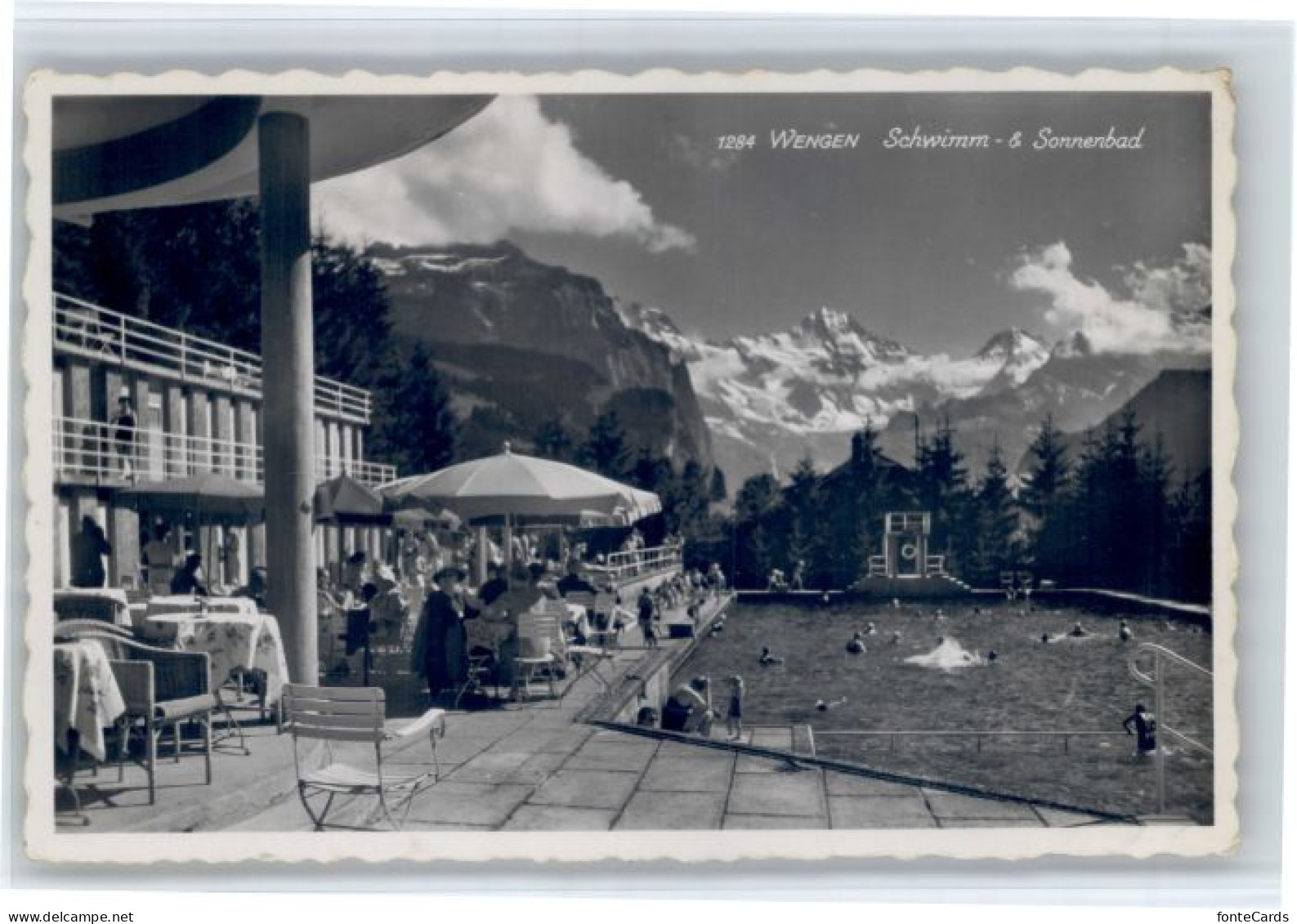 10737988 Wengen__BE Wengen Schwimm Sonnenbad X - Sonstige & Ohne Zuordnung