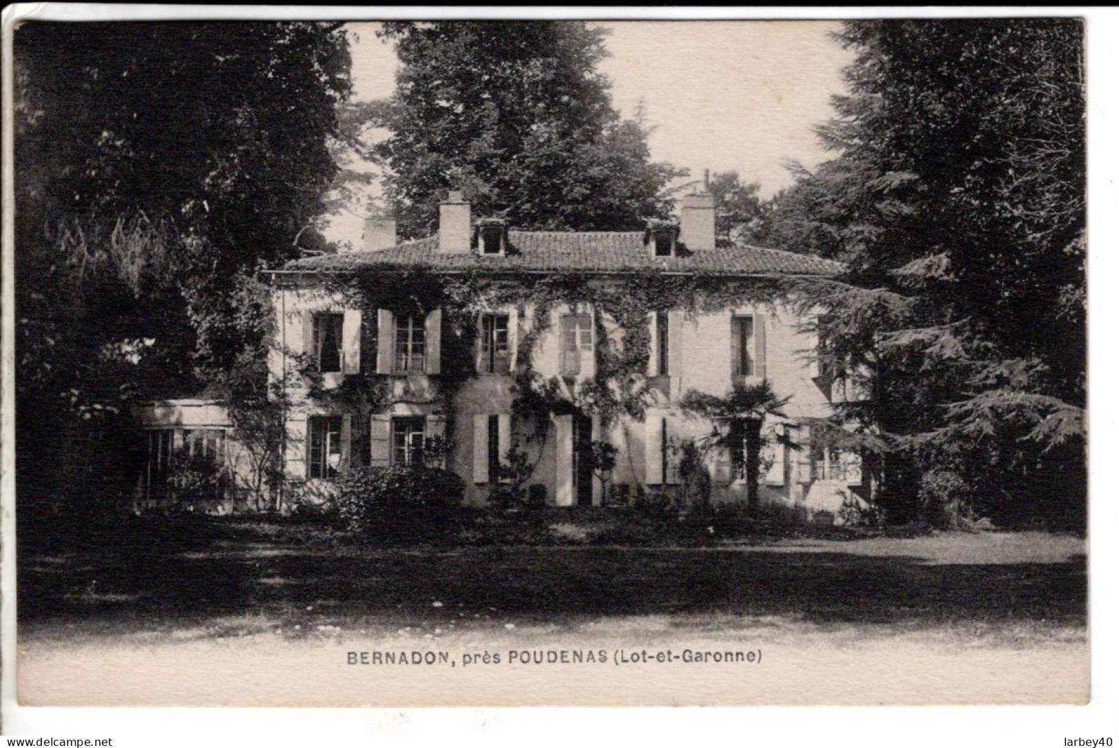 47 - Bernadon Pres Poudenas - Cartes Postales Ancienne - Sonstige & Ohne Zuordnung