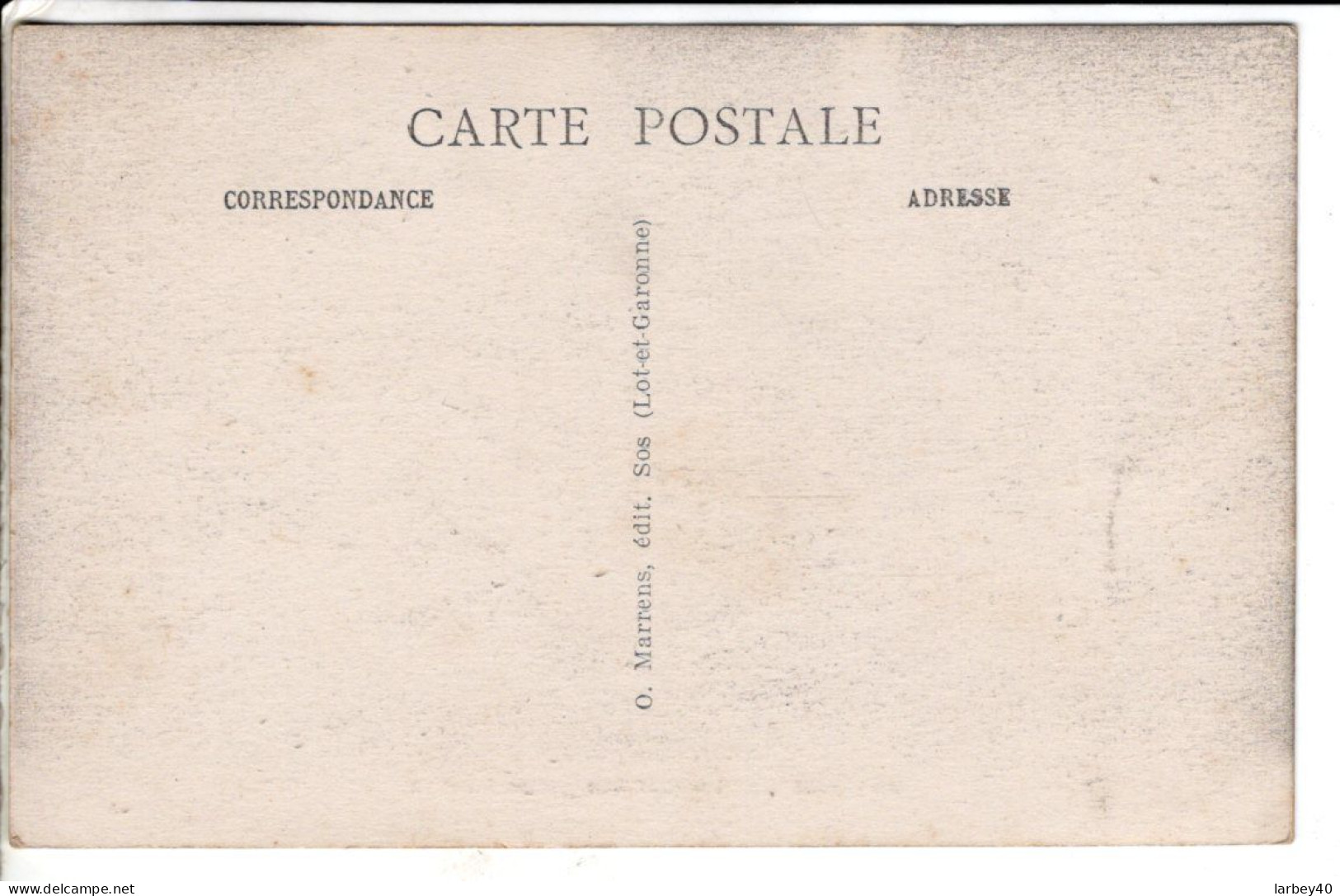 47 - Bernadon Pres Poudenas - Cartes Postales Ancienne - Sonstige & Ohne Zuordnung