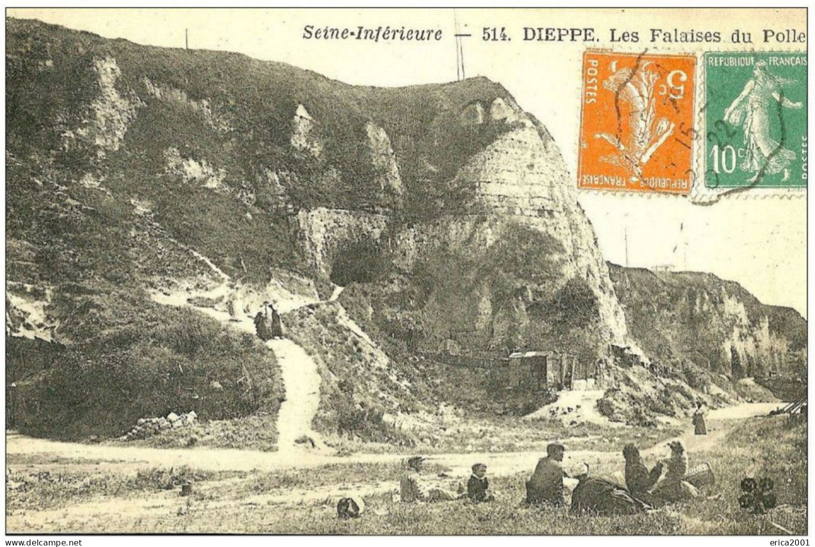 Dieppe. Au Pied Des Falaises Du Pollet. - Dieppe