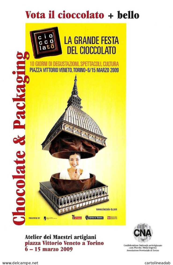 [MD9776] CPM - TORINO MOLE ANTONELLIANA - CHOCOLATE & PACKAGING CICCOLATO' - PERFETTA - NV - Mole Antonelliana