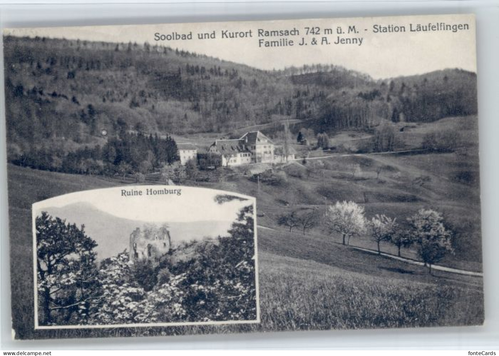 10737931 Laeufelfingen Laeufelfingen Ramsach Ruine Homburg X Laeufelfingen - Sonstige & Ohne Zuordnung