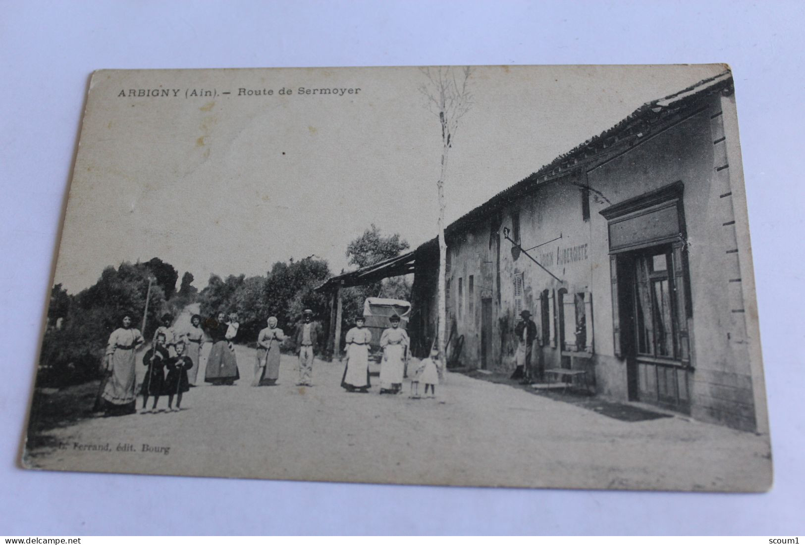 Arbigny  Route De Sermoyer  Animee 1909 Aubergiste - Ohne Zuordnung