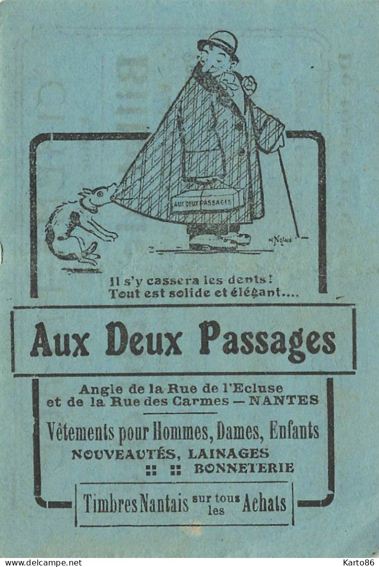 Nantes * Thème CINEMA * Cinéma PALACE 6 Rue Scribe * Ticket Billet De Publicité * Ciné Film * Pub Au Dos - Nantes