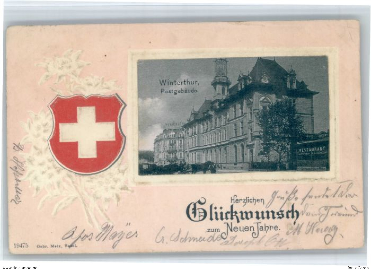 10724434 Winterthur Winterthur Neujahrs Karte X Winterthur - Altri & Non Classificati