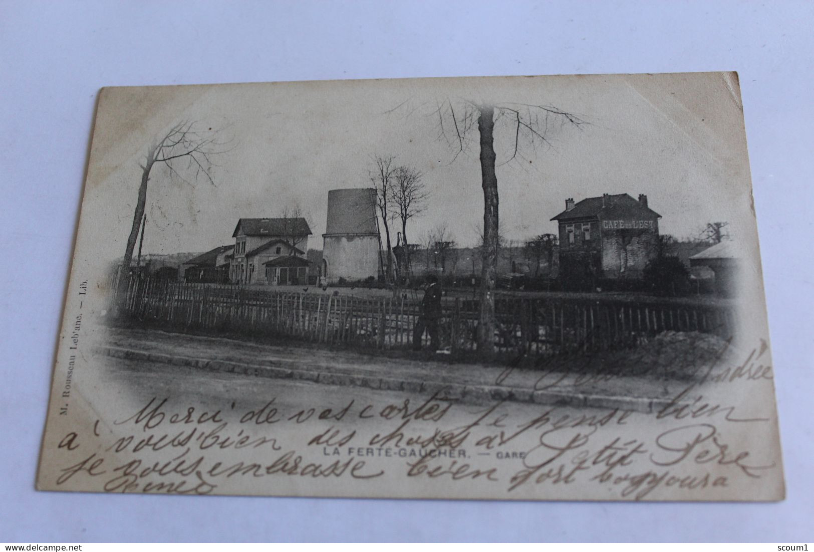 La Ferte Gaucher Gare Dos Non Divise 1903 - La Ferte Gaucher