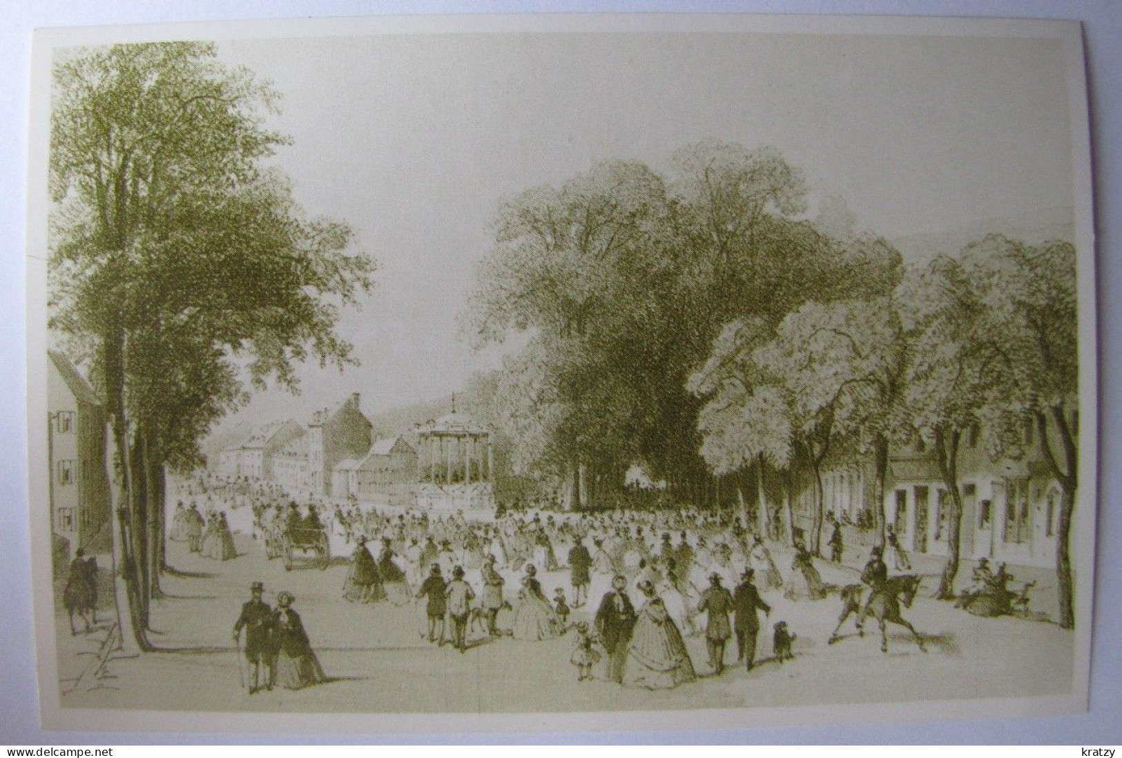 BELGIQUE - LIEGE - SPA - La Place Royale En 1860 - Spa