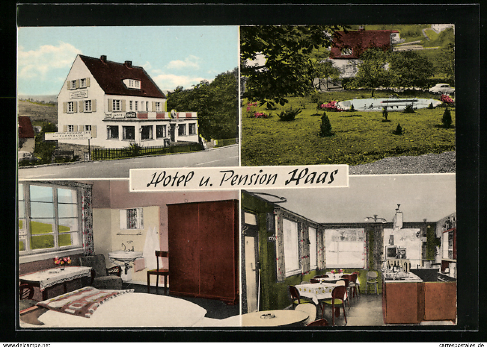 AK Arnoldshain I. Ts., Pension Am Forsthaus, Bes. Hugo Haas  - Chasse