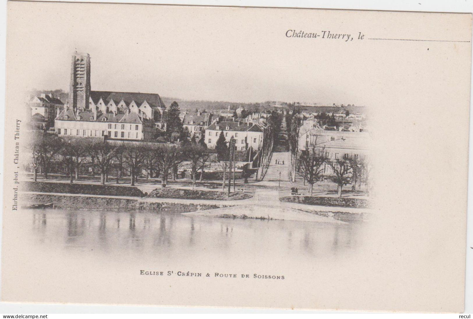 AISNE - Château Thierry - Eglise St Crépin & Route De Soissons - Chateau Thierry