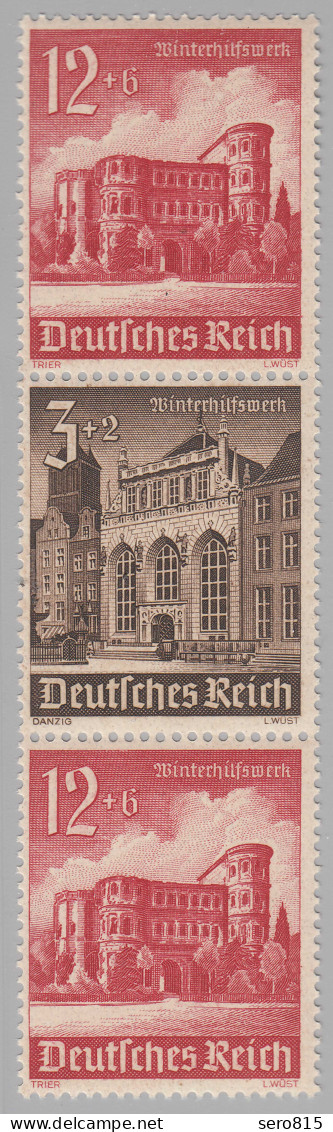 Zusammendruck Deutsches Reich DR Mi. S267 Postfrisch MNH **  (31142 - Se-Tenant