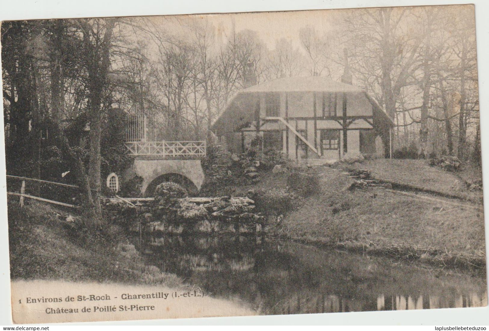 CPA - 37 - SAINT ROCH Environs - Château De POILLE ST PIERRE - Vers 1920 - Sonstige & Ohne Zuordnung