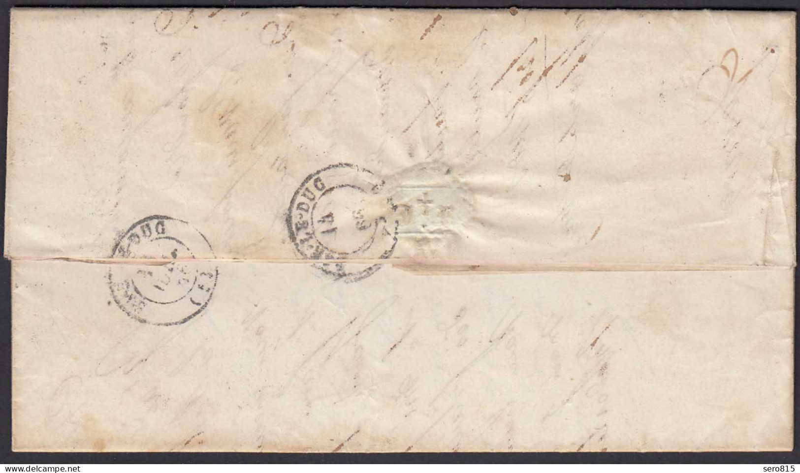 Frankreich - France 1866 VERDUN S MEUSE 4139 Brief Mit Inhalt  (26306 - Autres - Europe