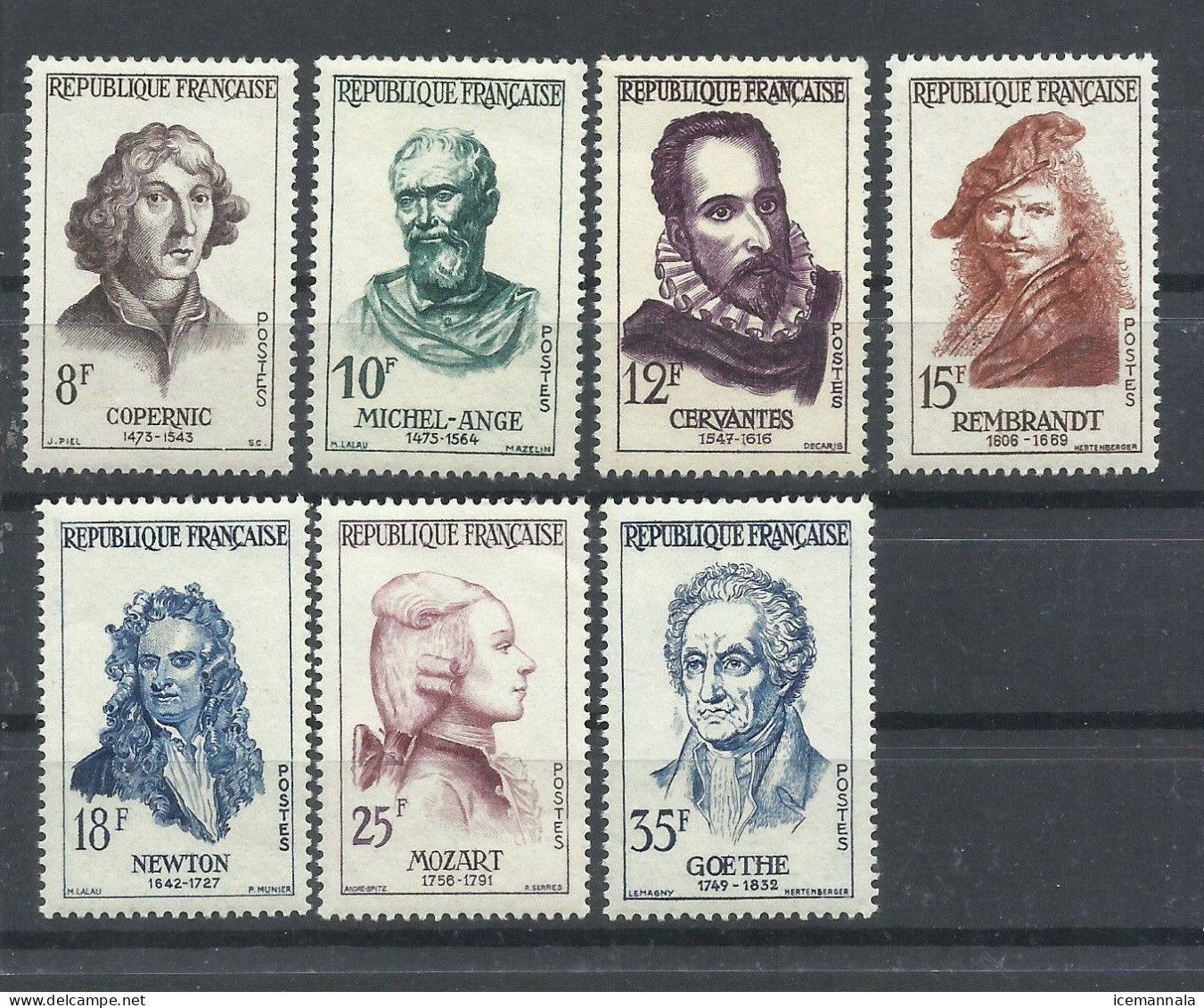 FRANCIA    YVERT   1132/38   MNH  ** - Ongebruikt