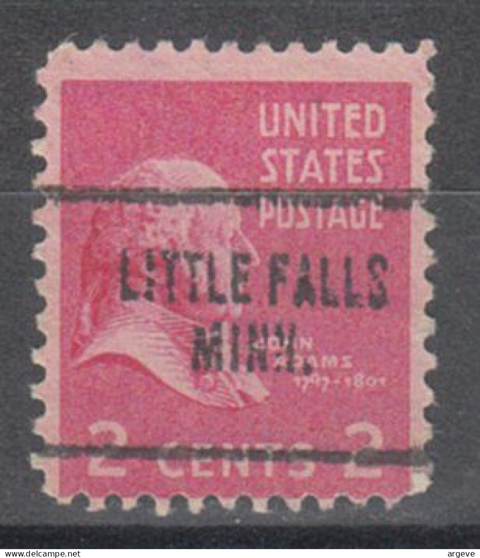 USA Precancel Vorausentwertungen Preo Locals Minnesota, Little Falls 704 - Preobliterati