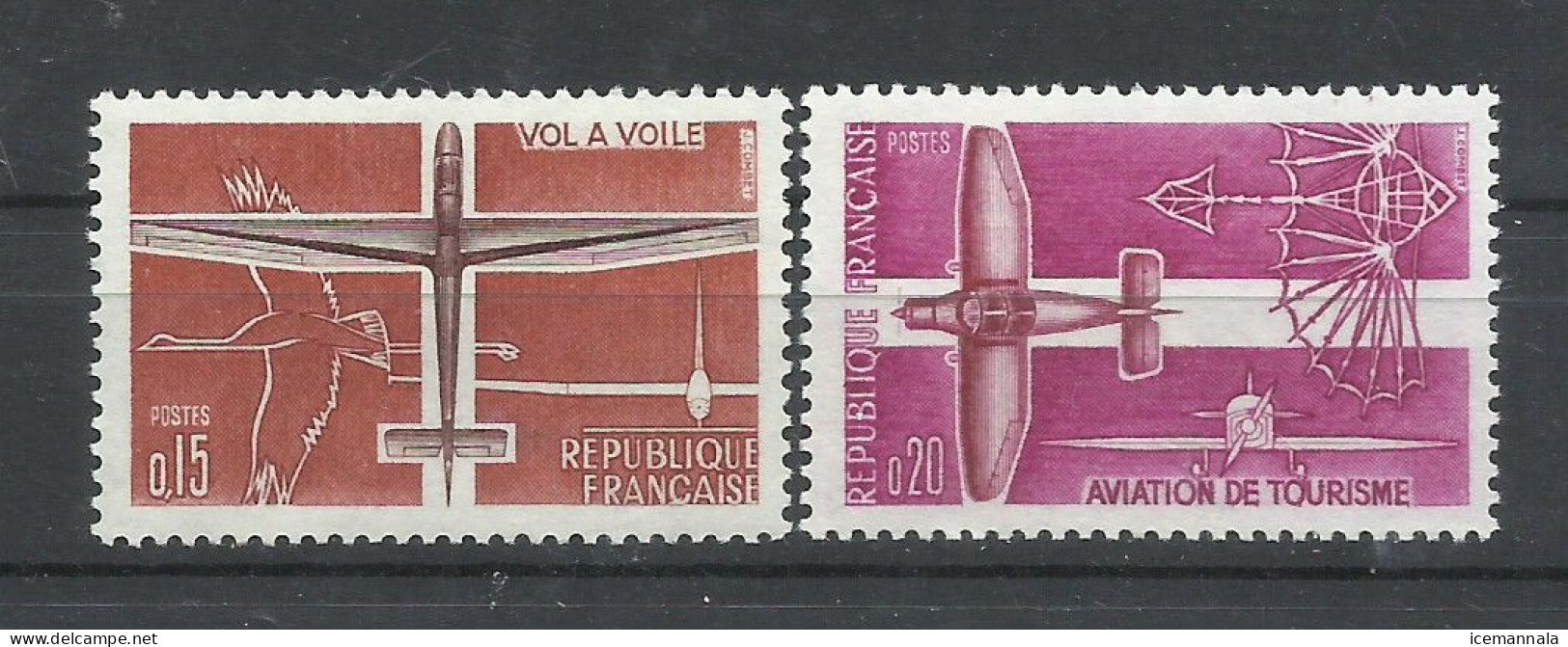 FRANCIA    YVERT   1340/41    MNH ** - Unused Stamps