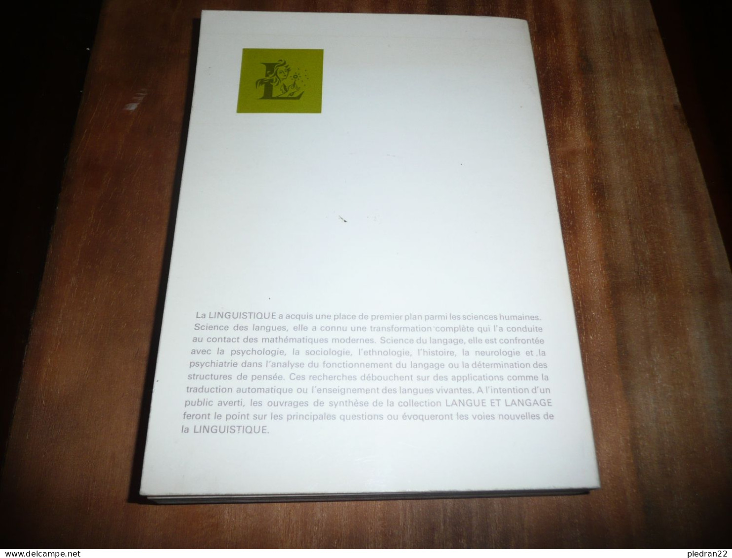 SCIENCES HUMAINES LANGUE LANGAGE JOHN LYONS LINGUISTIQUE GENERALE INTRODUCTION A LA LINGUISTIQUE THEORIQUE 1970 - Sciences