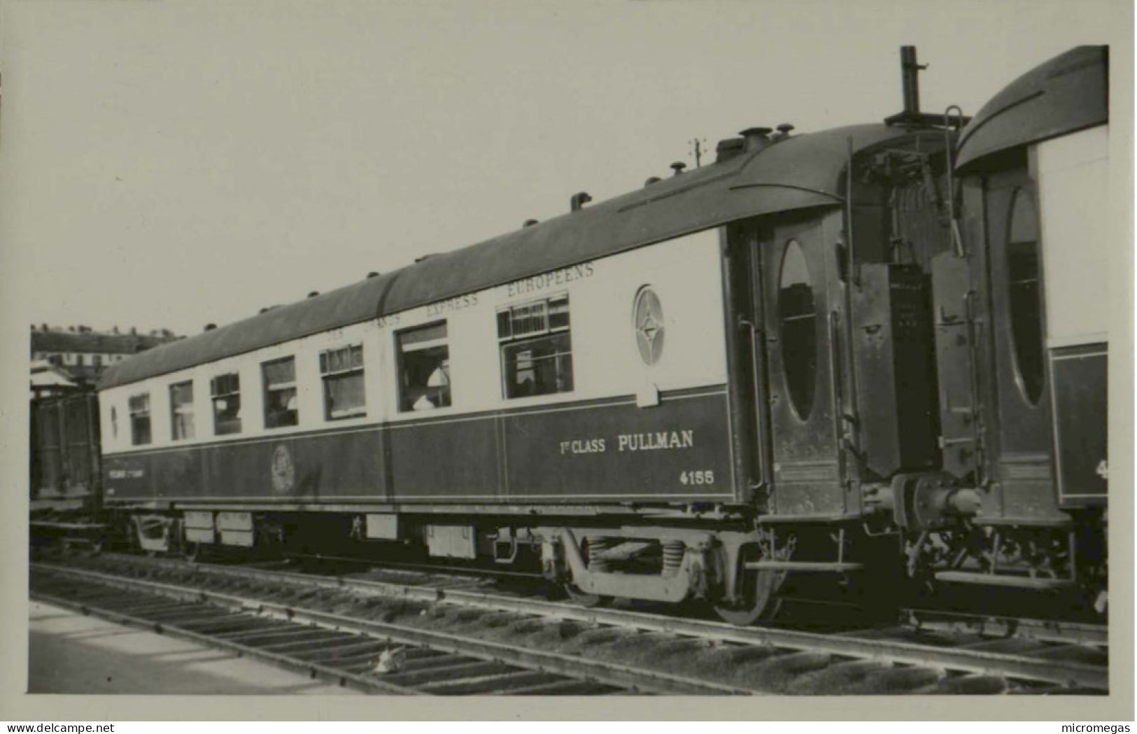 Reproduction - Voiture Pullman 1e Classe 4155 Type Côte D'Azur - 28 Places, Construite En 1928 - Treinen