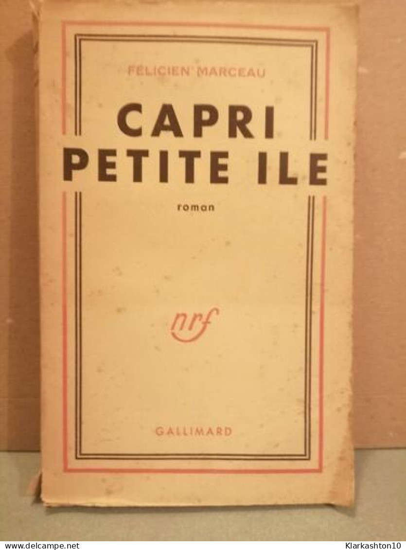 Capri Petite île Gallimard - Autres & Non Classés