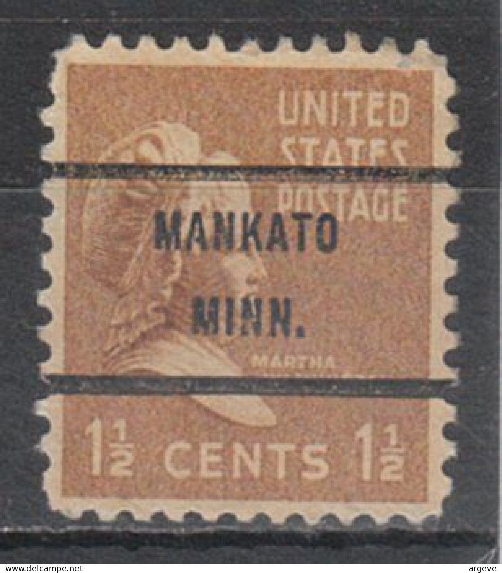 USA Precancel Vorausentwertungen Preo Bureau Minnesota, Mankato 805-71 - Voorafgestempeld