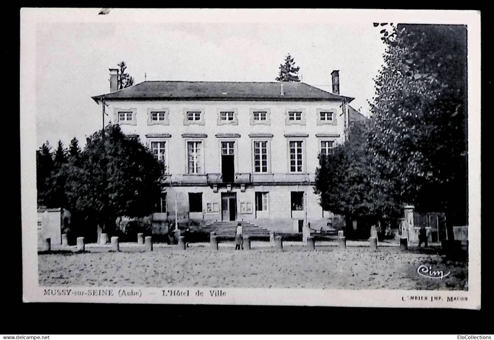 Cp, 10, Mussy Sur Seine, L'hôtel De Ville, écrite 1939 - Mussy-sur-Seine