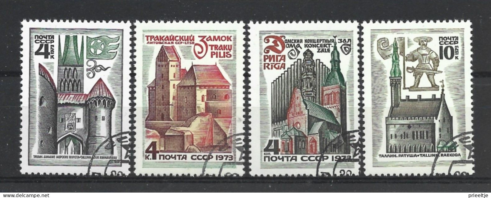 Russia 1973 Architecture Y.T. 3998/4001 (0) - Oblitérés