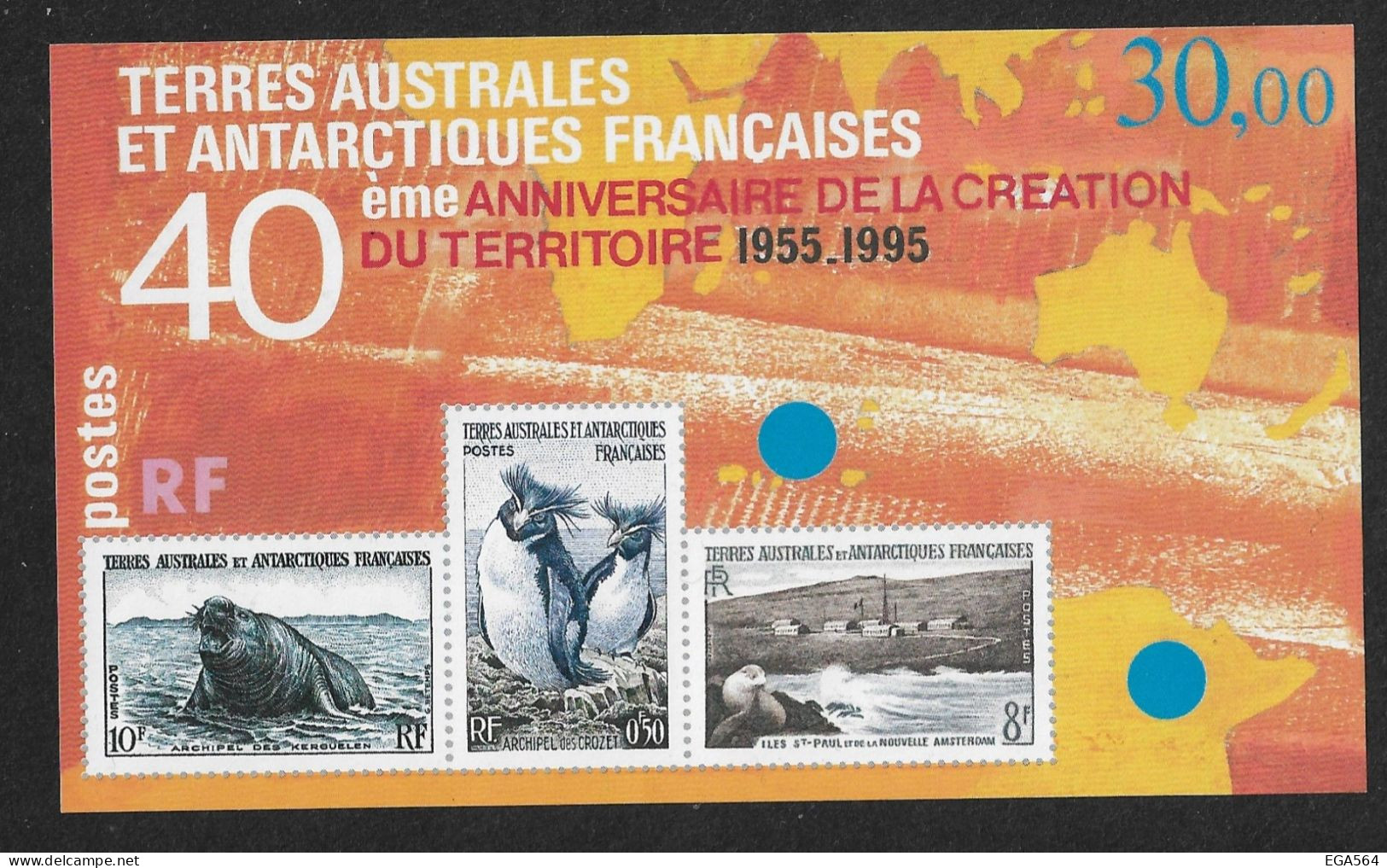 CN15 - Y&T BF 2** MNH De 1995 40ème Anniversaire De La Création Du Territoire  (type Des Timbres De 1956) - Unused Stamps