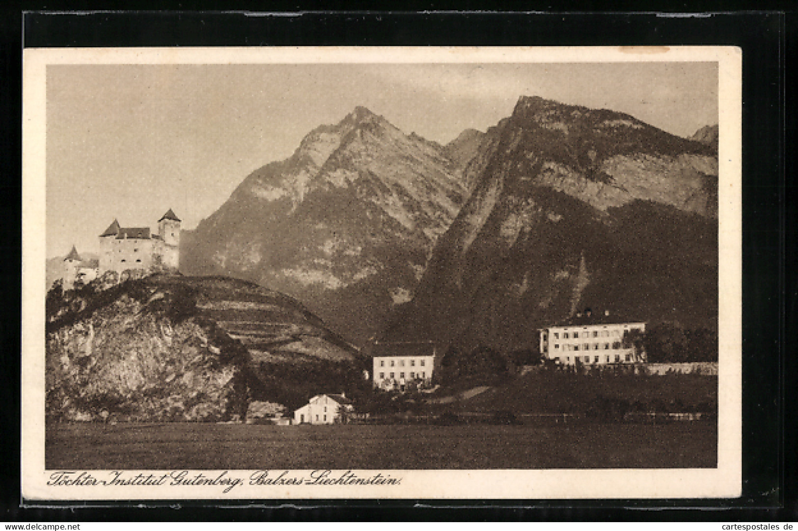 AK Balzers, Töchter-Institut Gutenberg Und Schloss  - Liechtenstein