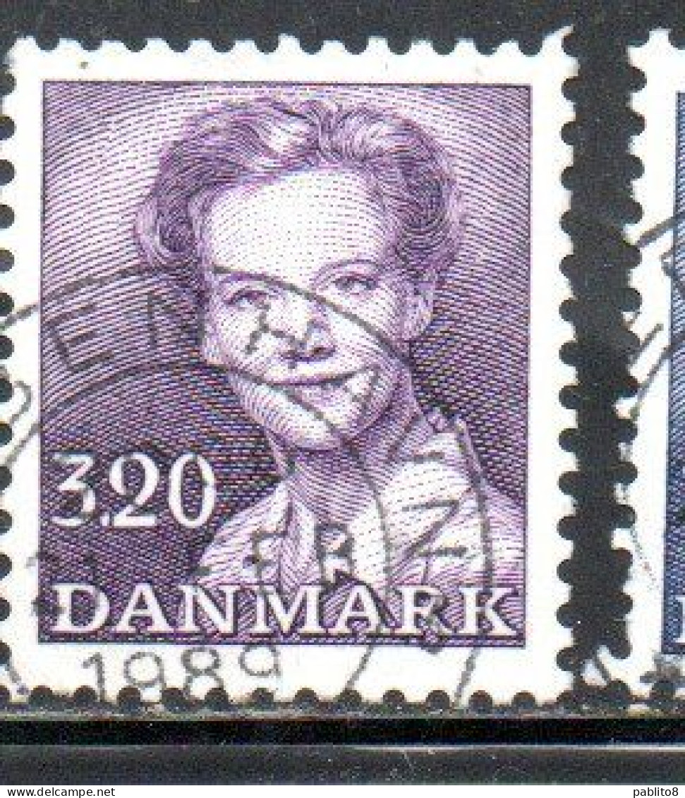 DANEMARK DANMARK DENMARK DANIMARCA 1986 1990 1988 QUEEN MARGRETHE II 3.20k USED USATO OBLITERE - Oblitérés