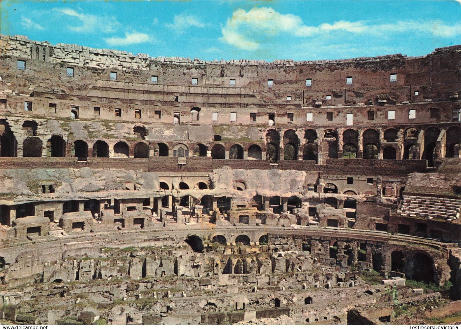 ITALIE - Roma - Vue à L'intérieure Du Colisée (détail) - Carte Postale Ancienne - Colosseum