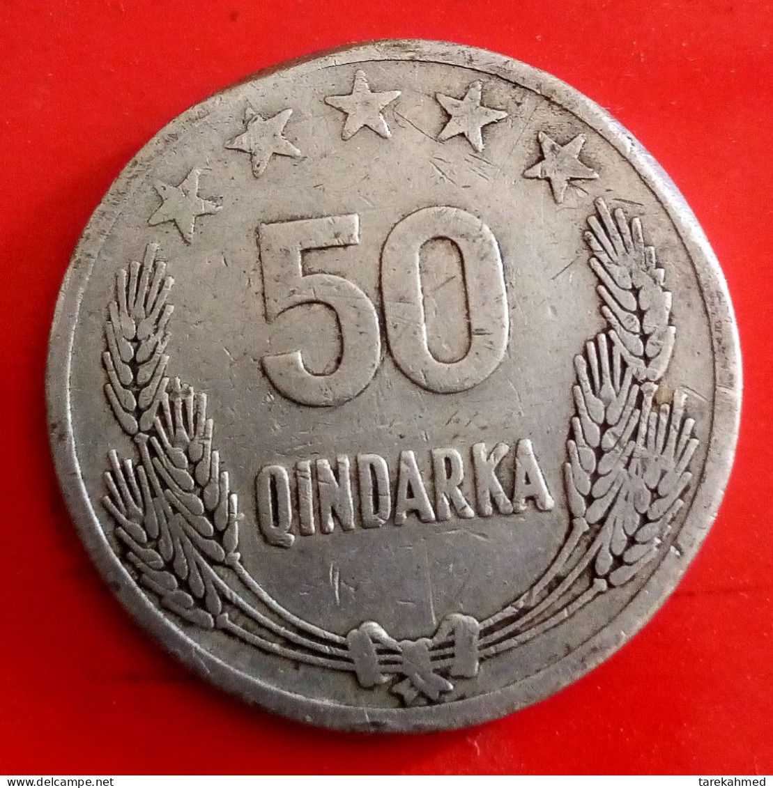 ALBANIA - 50 QINDARKA, 1964 - KM 42 - Agouz - Albanie