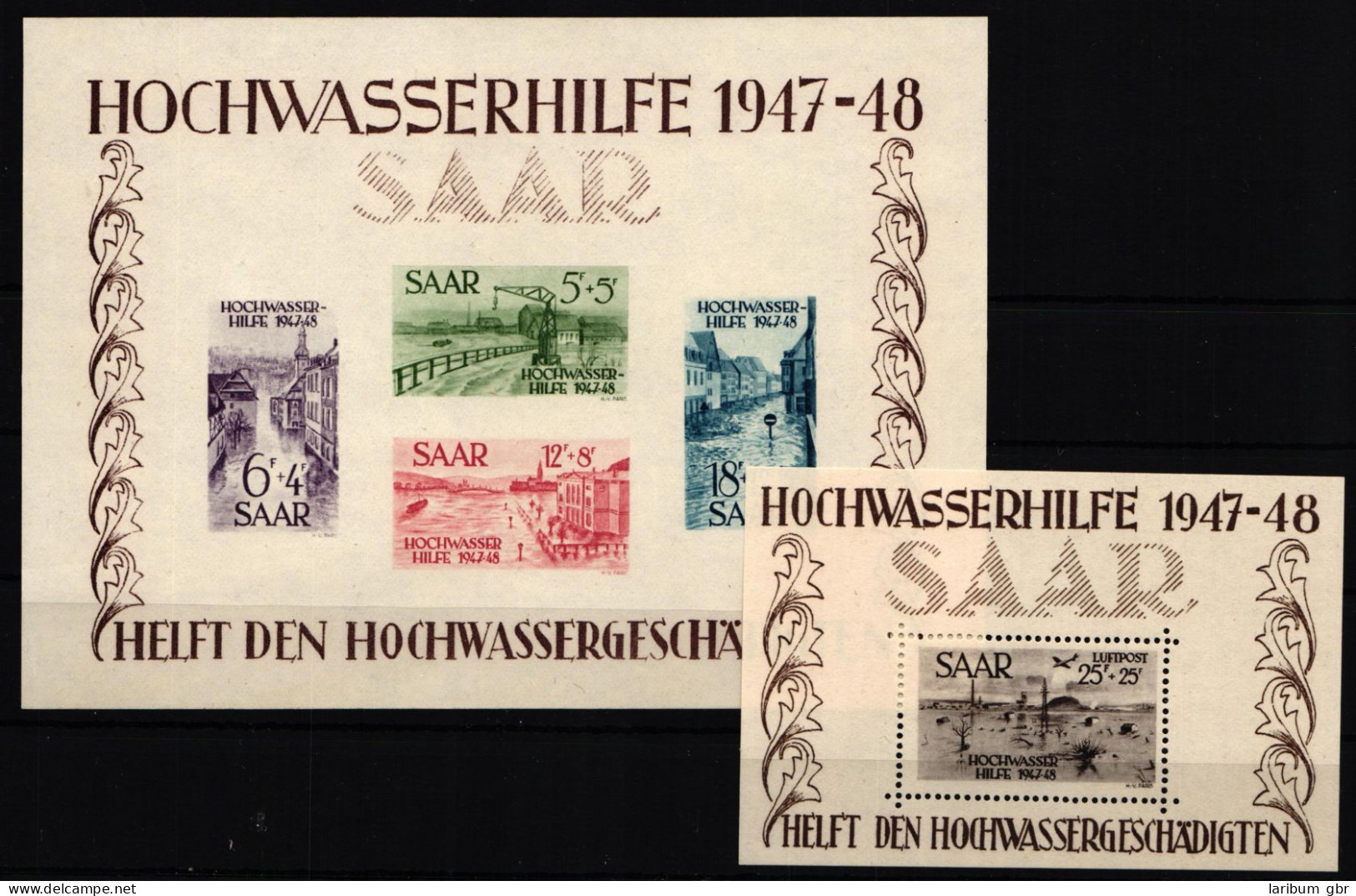 Saarland Block 1/2 Postfrisch #NL353 - Other & Unclassified