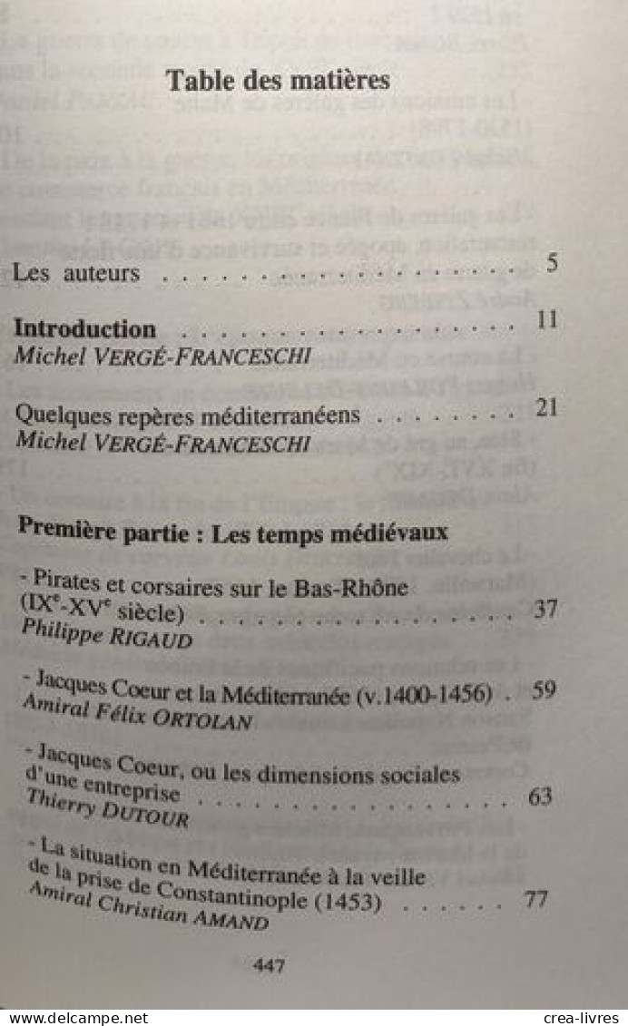 Guerre Et Commerce En Méditerranée: IX-XXe Siècles - Autres & Non Classés