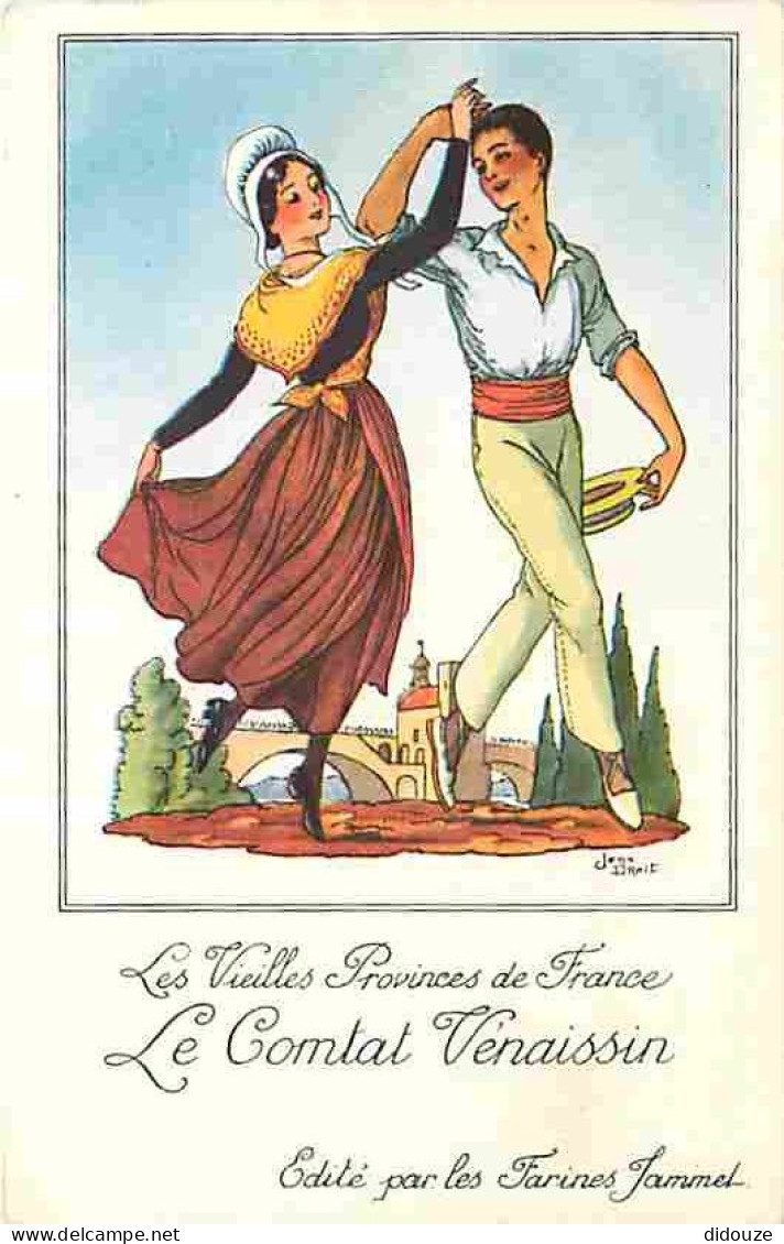 Folklore - Les Vieilles Provinces De France - Le Comtat Venaissin - Edité Par Les Farines Jammet - CPA - Voir Scans Rect - Costumes