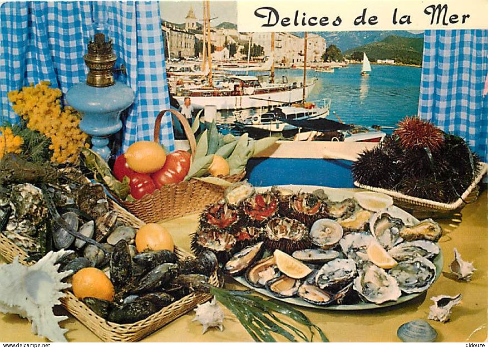 Recettes De Cuisine - Délices De La Mer - Carte Neuve - Gastronomie - CPM - Voir Scans Recto-Verso - Recettes (cuisine)