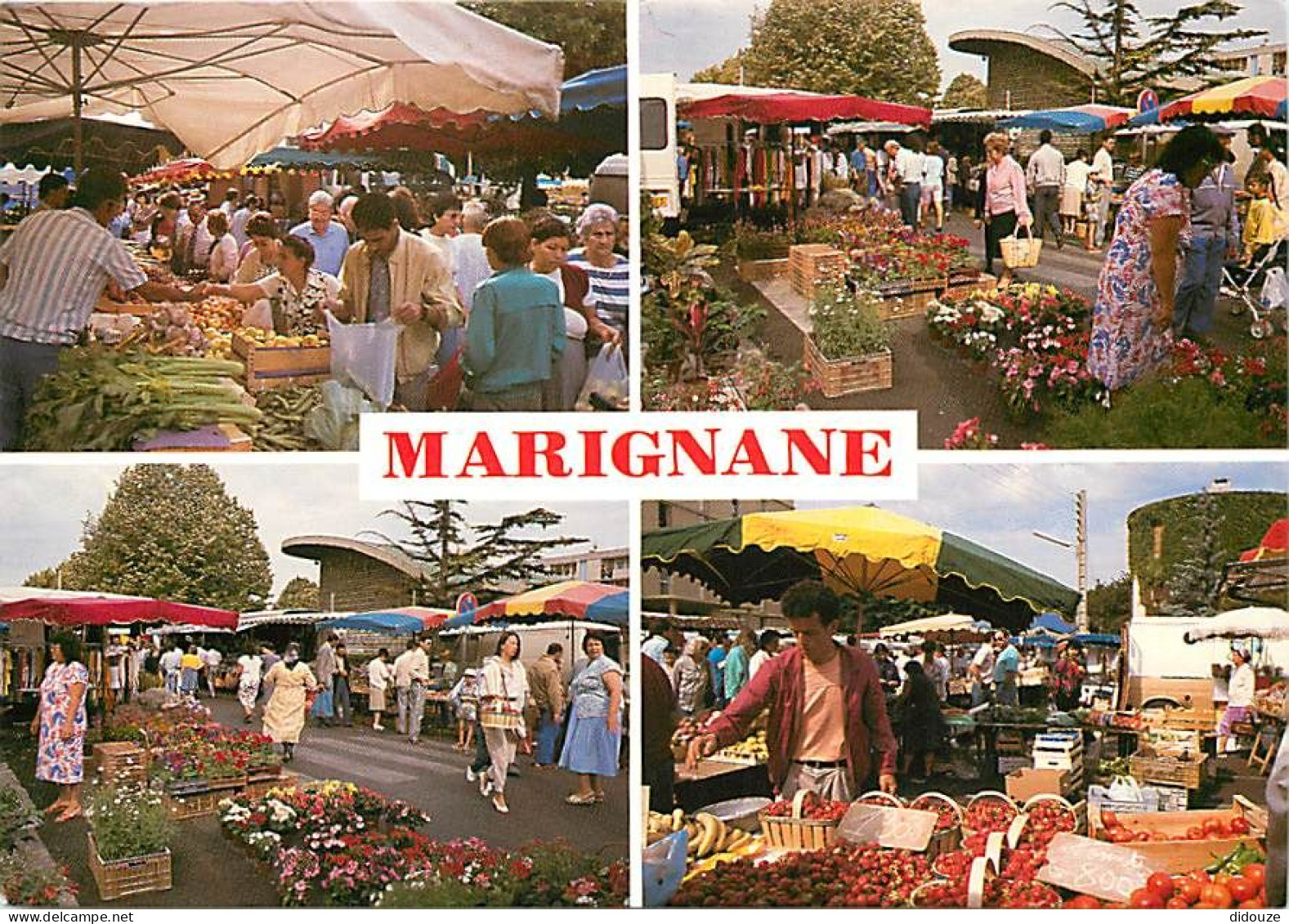 Marchés - Marignane - Multivues - Fruits Et Légumes - Fleurs - CPM - Voir Scans Recto-Verso - Mercati