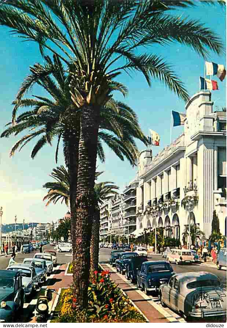 Automobiles - Nice - La Promenade Des Anglais - Le Palais De La Méditerranée - CPM - Voir Scans Recto-Verso - Voitures De Tourisme