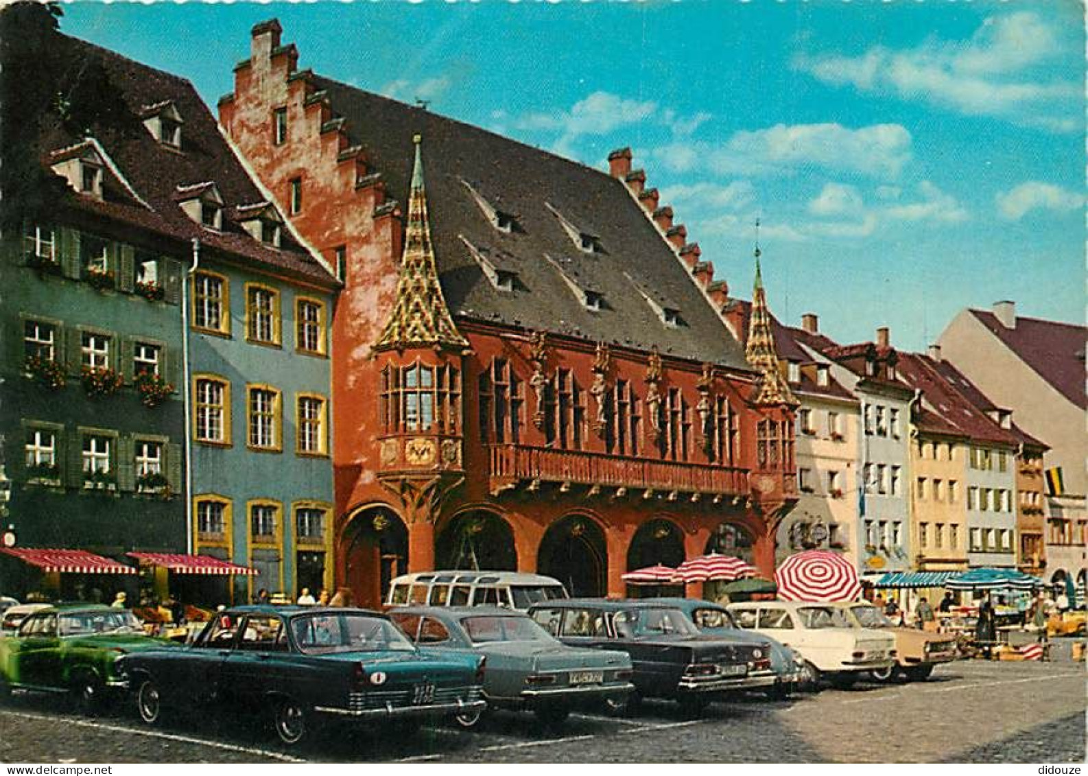 Automobiles - Allemagne - Deutschland - Freiburg Im Breisgau - Das Historische Kauftiaus - CPM - Voir Scans Recto-Verso - Voitures De Tourisme