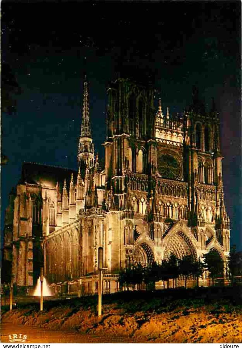 80 - Amiens - La Cathédrale Notre Dame - Vue De Nuit - Carte Neuve - CPM - Voir Scans Recto-Verso - Amiens