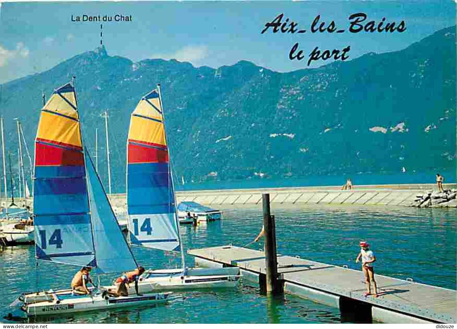 73 - Aix Les Bains - Le Grand Port Et La Dent Du Chat - CPM - Voir Scans Recto-Verso - Aix Les Bains