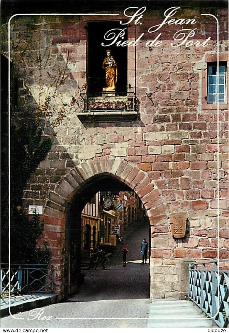 64 - Saint Jean De Pied De Port - La Porte Notre Dame - Art Religieux - Carte Neuve - CPM - Voir Scans Recto-Verso - Saint Jean Pied De Port