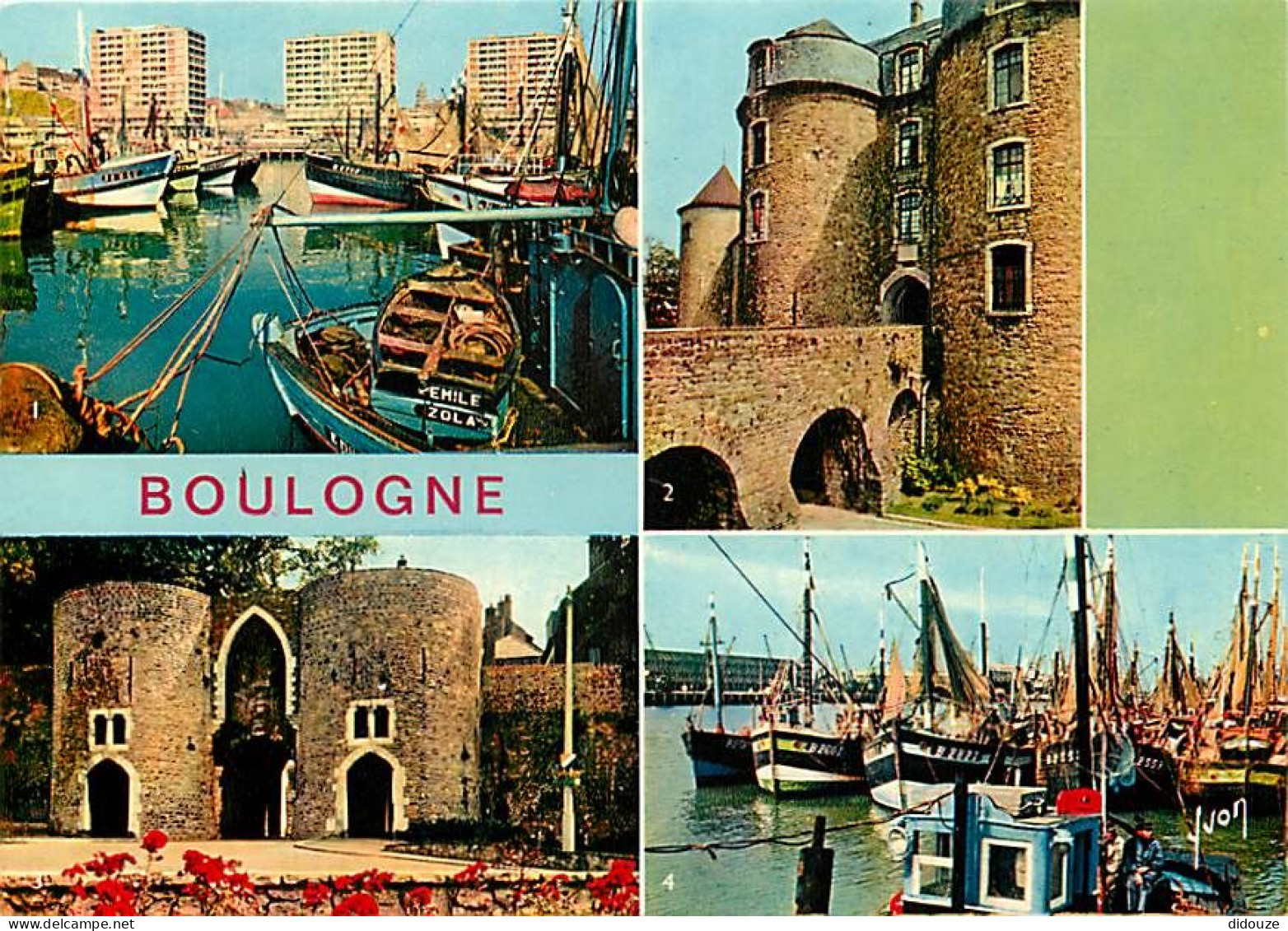 62 - Boulogne Sur Mer - Multivues - Bateaux - CPM - Voir Scans Recto-Verso - Boulogne Sur Mer