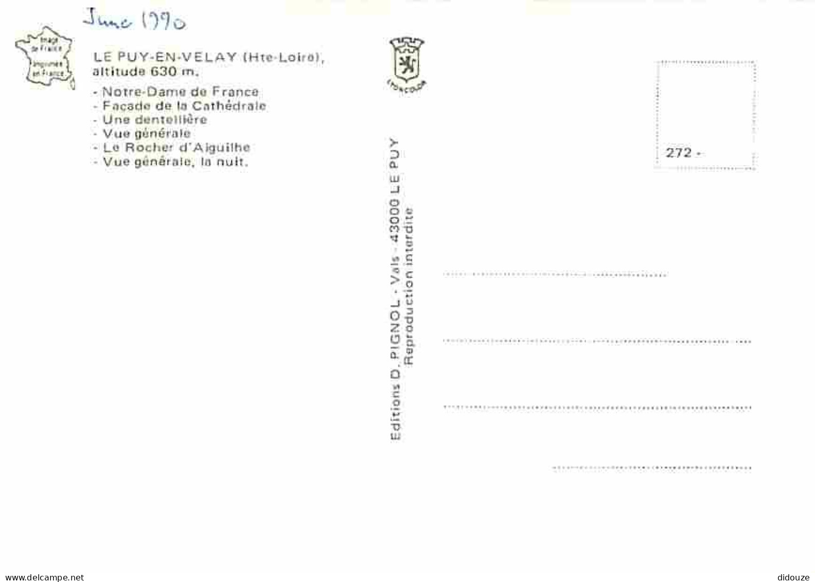 43 - Le Puy En Velay - Multivues - Folklore - CPM - Voir Scans Recto-Verso - Le Puy En Velay
