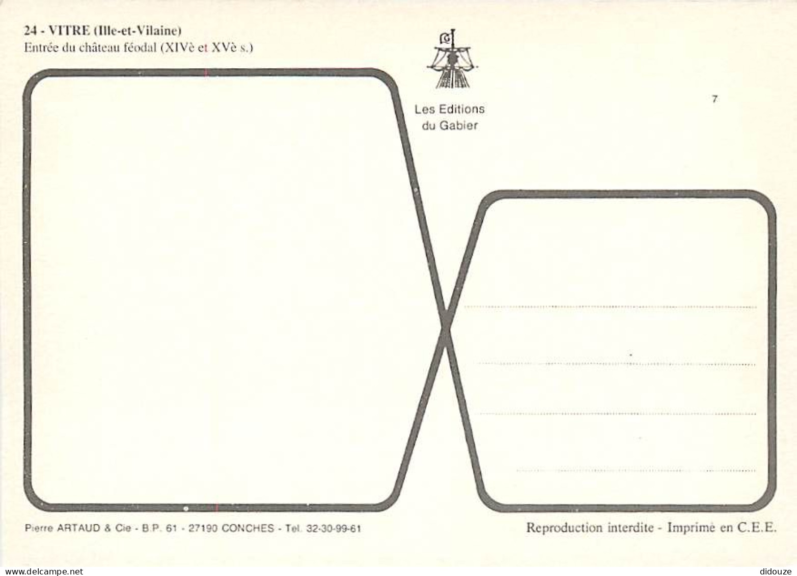 35 - Vitré - Le Château Féodal - CPM - Carte Neuve - Voir Scans Recto-Verso - Vitre