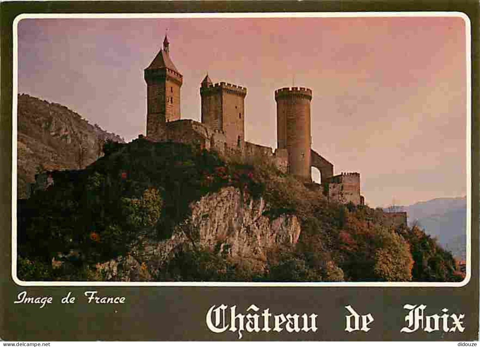 09 - Foix - Le Château Fort Des Comtes De Foix - Flamme Postale De Seix - CPM - Voir Scans Recto-Verso - Foix