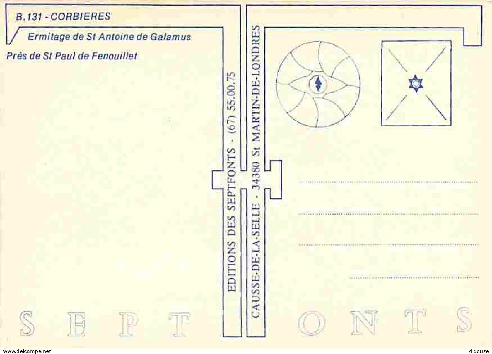 11 - Aude - Les Gorges De Galamaus - Ermitage De St Antoine De Galamus - Près De St Paul De Fenouillet - Carte Neuve - C - Andere & Zonder Classificatie