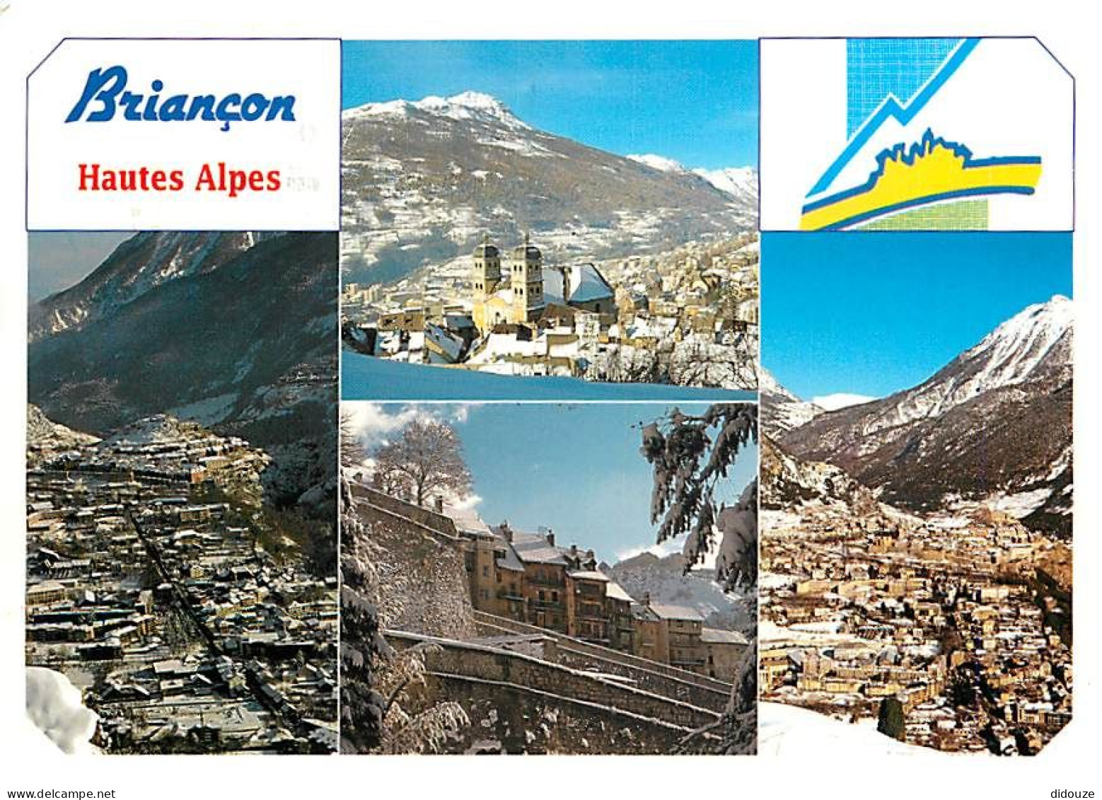 05 - Briançon - Multivues - Flamme Postale De La Salle Les Alpes - CPM - Voir Scans Recto-Verso - Briancon