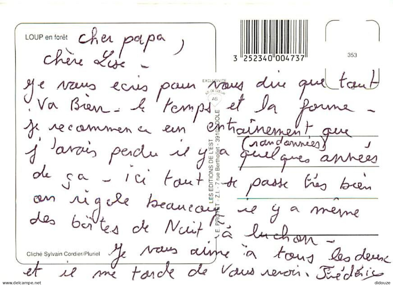 Animaux - Loups - CPM - Voir Scans Recto-Verso - Autres & Non Classés